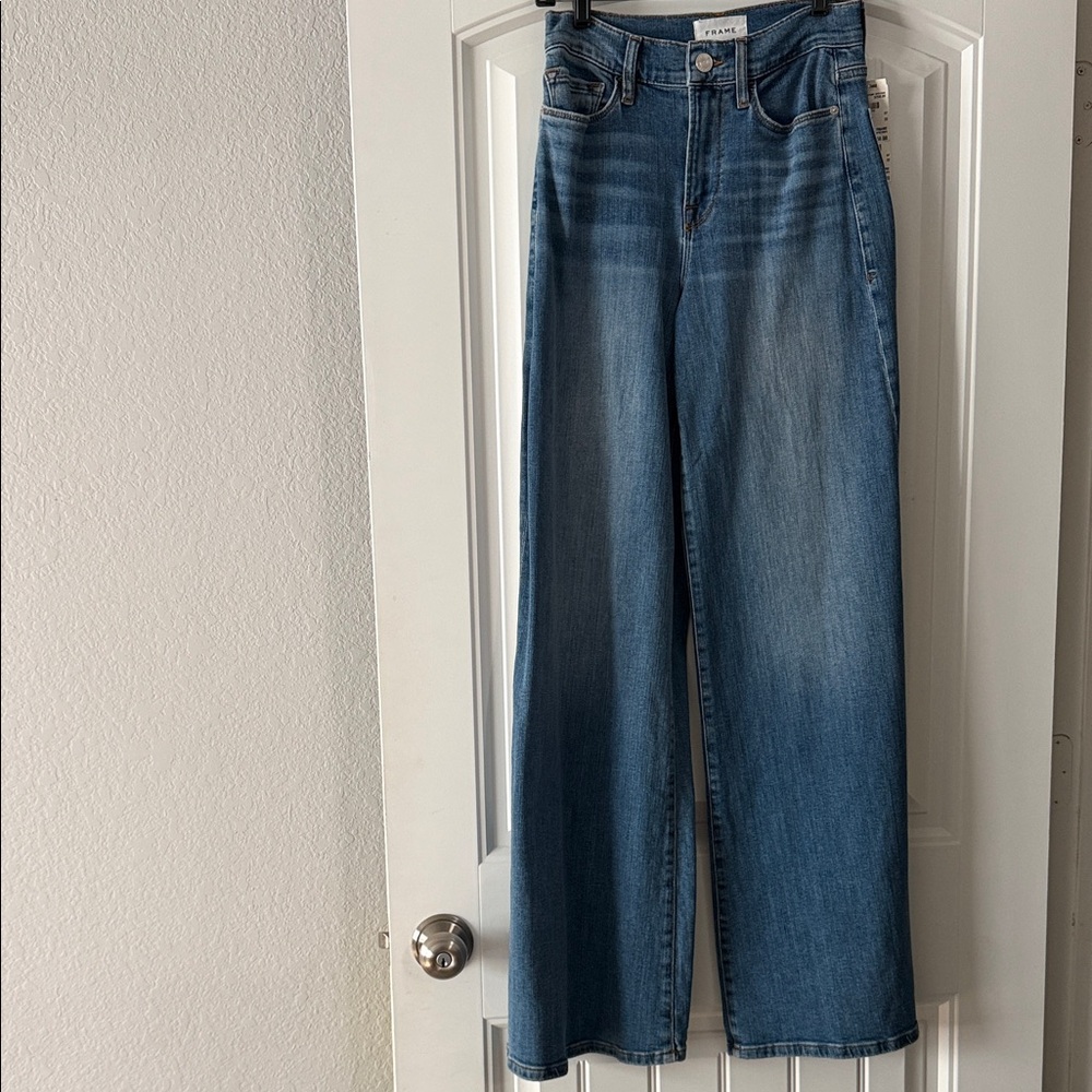 NWT Frame Le Palazzo Wide Leg Jeans